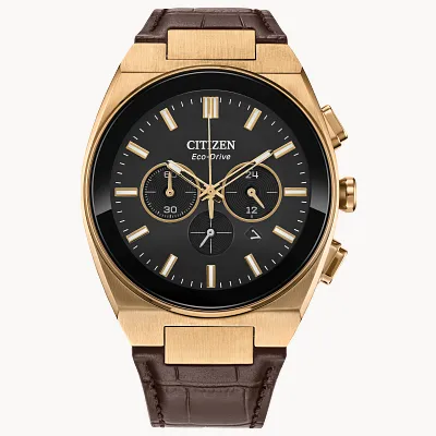 Axiom SC Black Dial Leather Strap CA4583-01E | CITIZEN Axiom SC Black Dial Leather Strap CA4583-01E | CITIZEN